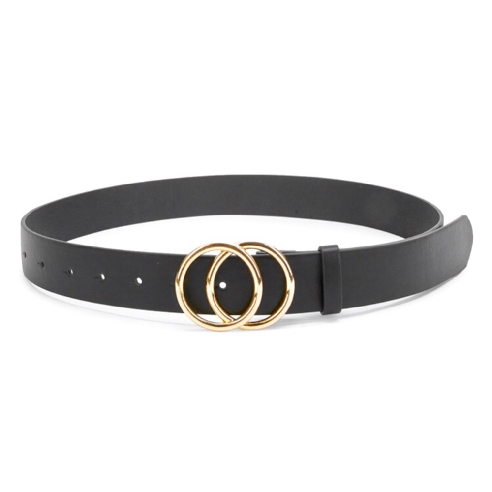 Double Circle Buckle Belt - Picture 2 of 3